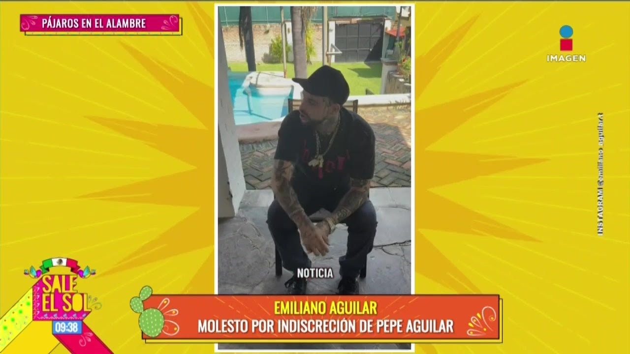 ¡Emiliano Aguilar REVELA la VERDADERA razón por la que NO habla con Ángela Aguilar! | Sale el Sol