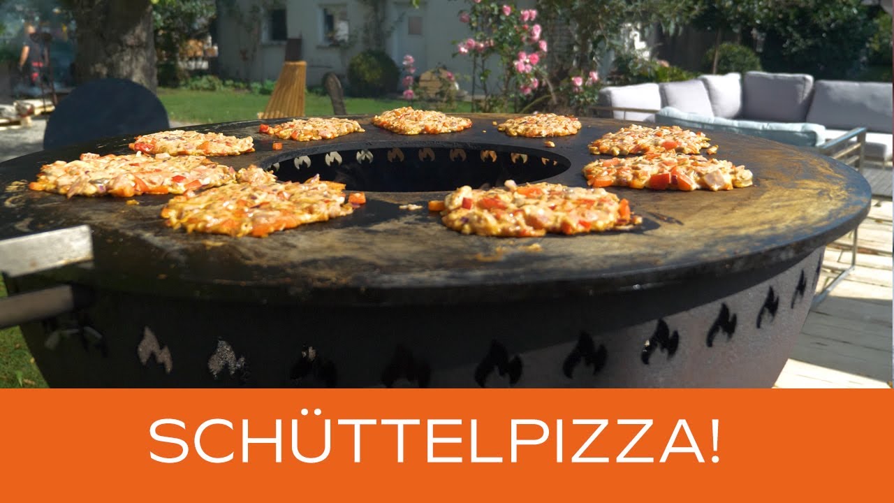 Denis grillt! #Grillrostkantine - Schüttelpizza!