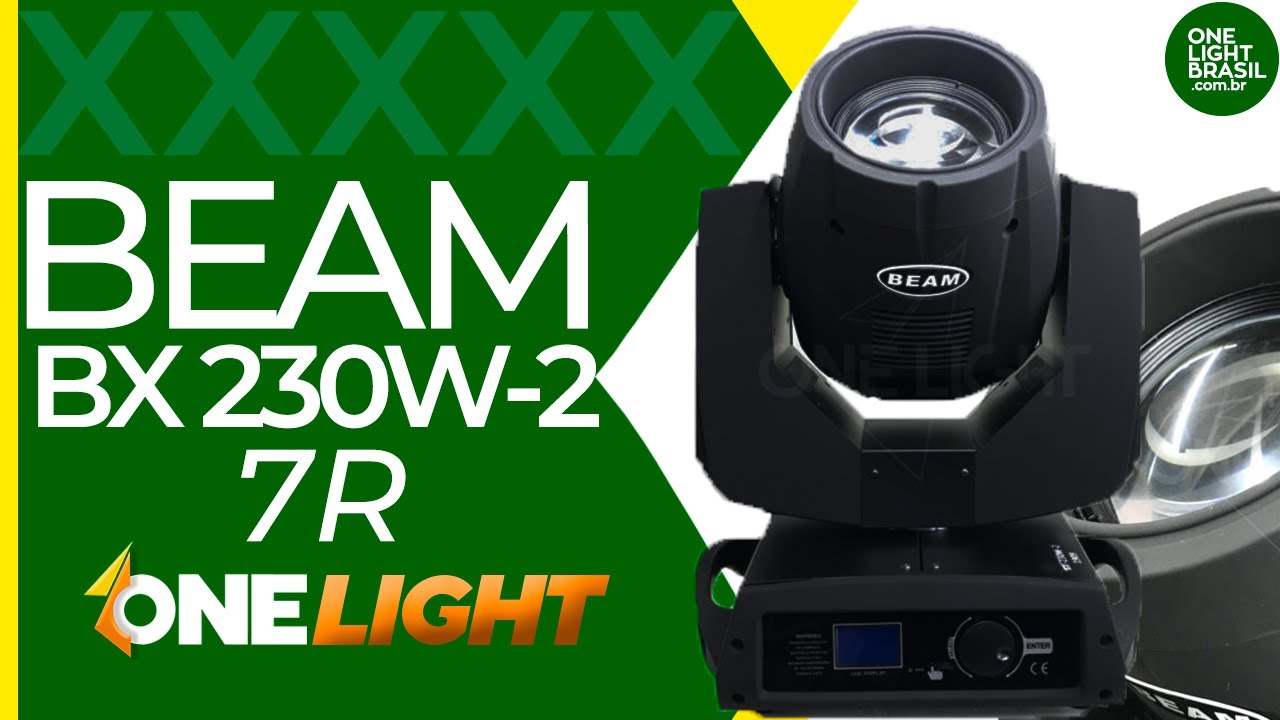 MOVING BEAM BRIWAX 230 7R BX230W-2 - A MAIOR LOJA VIRTUAL DE