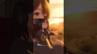 Golden Hour Train Window lofi 🚂 chill beats to relax / study to #Shorts