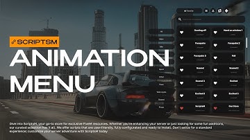 ScriptsM Animation Menu | FiveM Script Teaser
