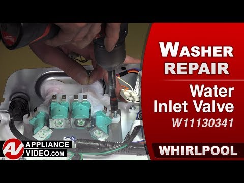 Whirlpool Washer - F8e1 F8e3 or F8e6 Error - Water Inlet Valve Repair and Diagnostic