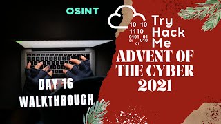 TryHackMe | Advent of Cyber - 2021 DAY 16 |(OSINT) Ransomware Madness