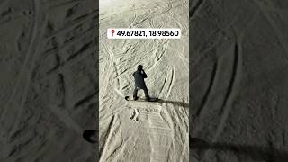 📍 49.67821, 18.98560 #dji #djimini4pro #fyp #dronevideo #mountain #mountains #skiing #snowboarding