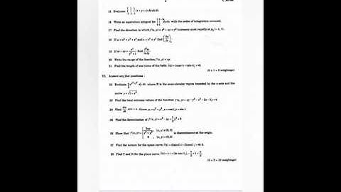 Vector calculus Question paper |fifth semester degree