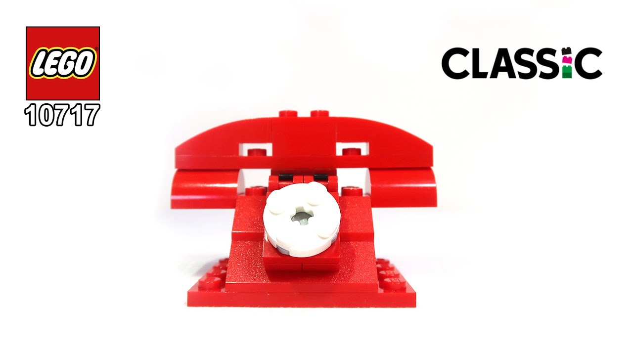 LEGO Classic 10717 Telephone Building Instructions YouTube