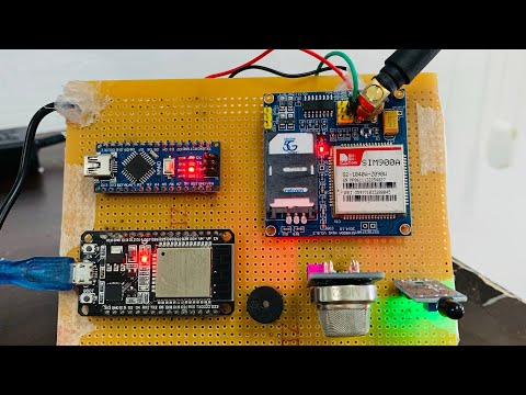 Arduino Fire Alarm Detection System with GSM & IOT 🔥🔥 #arduino #alarmsystem