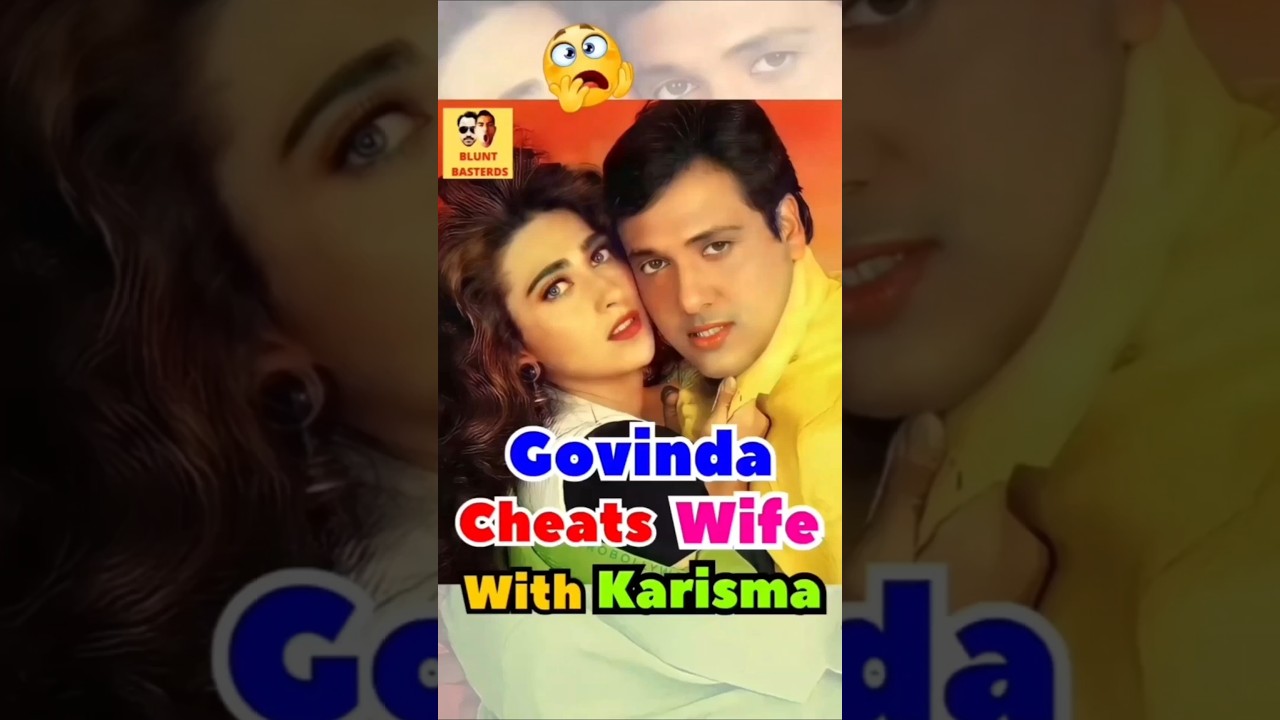 ⁣Govinda Cheats Wife with Karisma 🤪 | Source: Netflix #govinda #karismakapoor #ranimukerji #satire