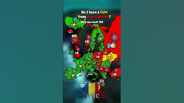 Do I have a Coin from your Country? #shorts #map #geography #europe #mapper #mapchart #map