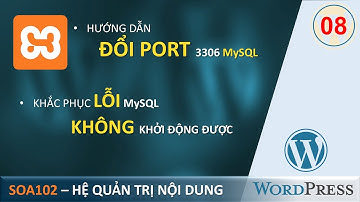 SOA102 - Bài 08.Hướng Dẫn Đổi Port XAMPP 3306 và cách khắc phục lỗi