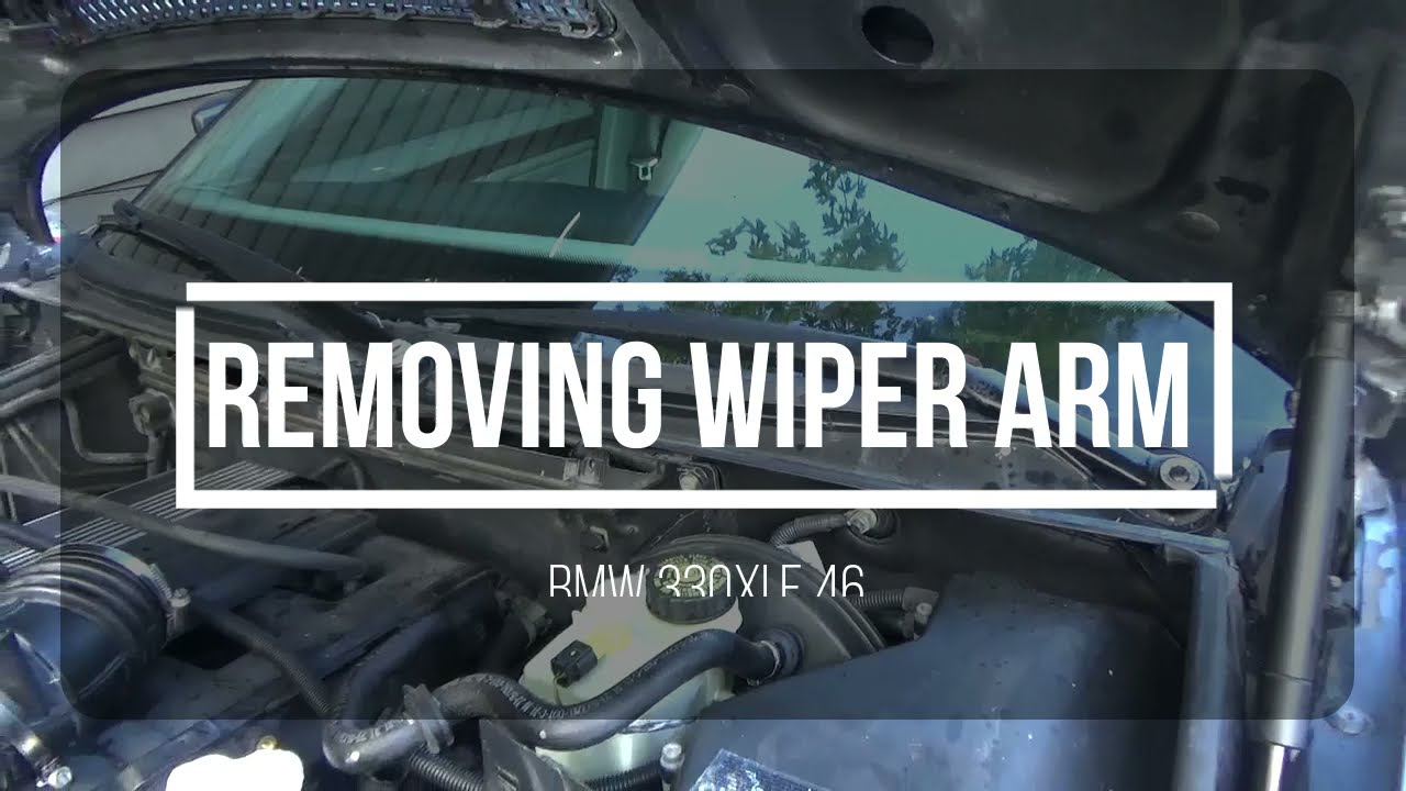 How to remove a Wiper Arm - BMW 2001 330xi E46 - YouTube