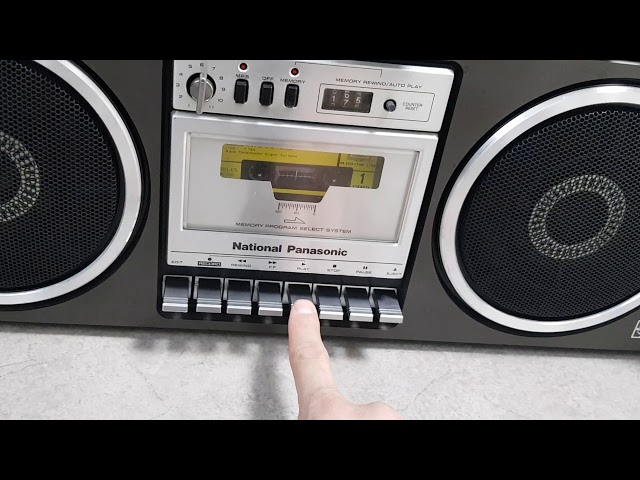 Super Rare National Panasonic Vintage Boombox Radio Cassette Player -  RS-4360DFT