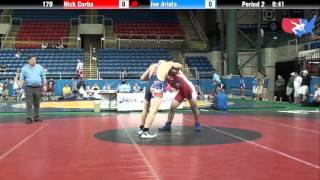 Fargo 2012 170 Round 5 Nick Corba Ohio Vs. Joe Ariola Illinois
