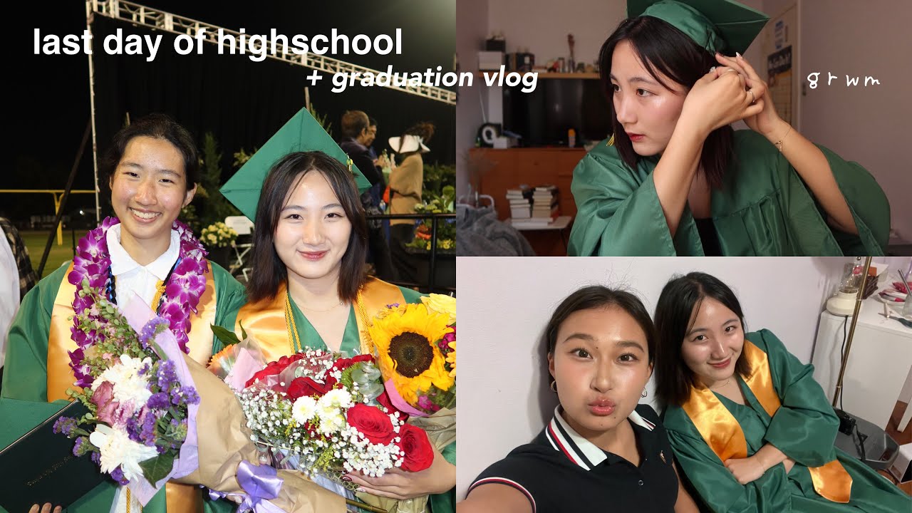 graduation grwm + my last day of highschool ever vlog - YouTube