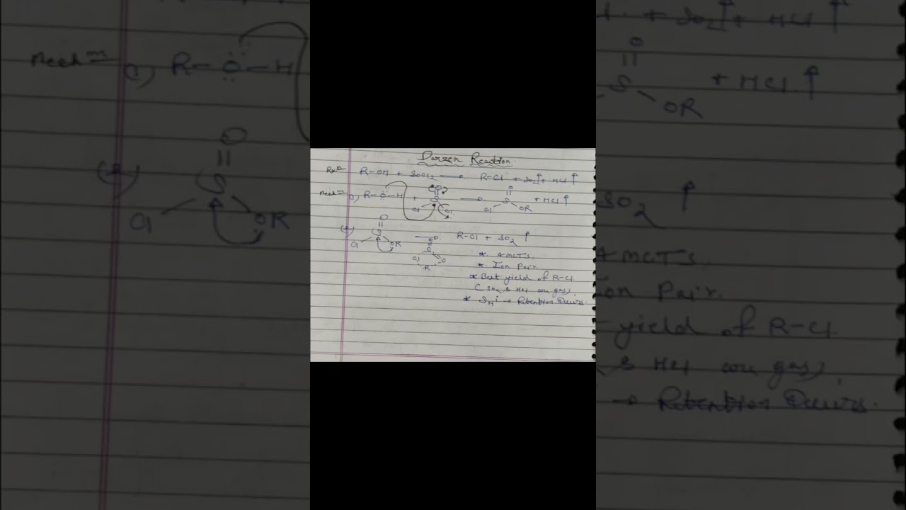 Darzen's Process| Thionyl chloride|