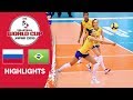 RUSSIA vs. BRAZIL - Highlights | Women's Volleyball World Cup 2019