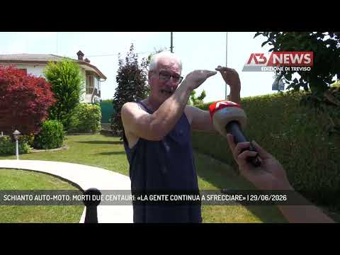 Video SCHIANTO AUTO-MOTO: MORTI DUE CENTAURI: «LA GENTE CONTINUA A SFRECCIARE» | 29/06/2026