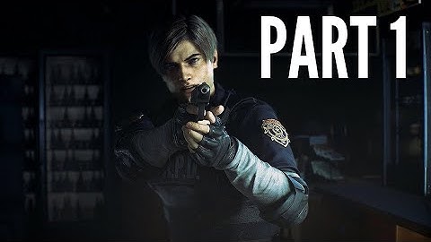 Resident Evil 2 Remake Gameplay Walkthrough Part 1 - Intro (Leon Campaign)