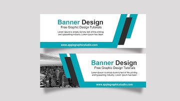 Business Banner AD Design Tutorial - Photoshop CC
