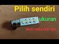 Membuat Lampu Sepeda Motor. LED_Pendingin Tebal