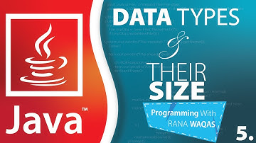 #5 JAVA | DataTypes | Their Memory Size on RAM | Basic JAVA | Programming with Rana Waqas
