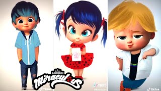 Miraculous Glow Up Transformation Ladybug and Chat Noir #shorts
