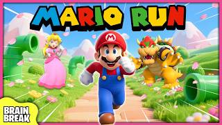 SUPER MARIO RUN ❄️ Just Dance ❄️ The Floor is Lava ❄️ Christmas Brain Break