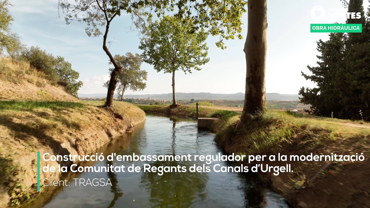 Construcció d'un embassament per la Comunitat de Regants dels Canals d’Urgell | Grup VOLTES
