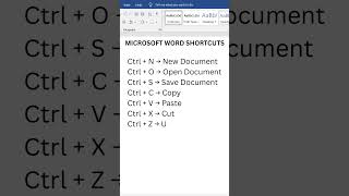 MS WORD SHORTCUTS EVERY BEGINNER MUST KNOW
