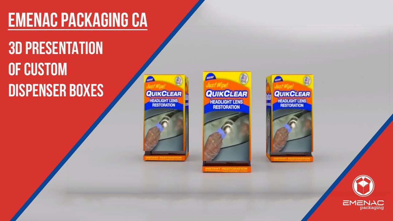 Custom Dispenser Boxes An Extremely Helpful 3D Presentation by Emenac Packaging CA