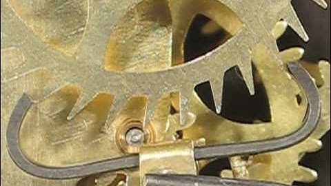 Gilbert Ithaca Semi-Deadbeat Escapement