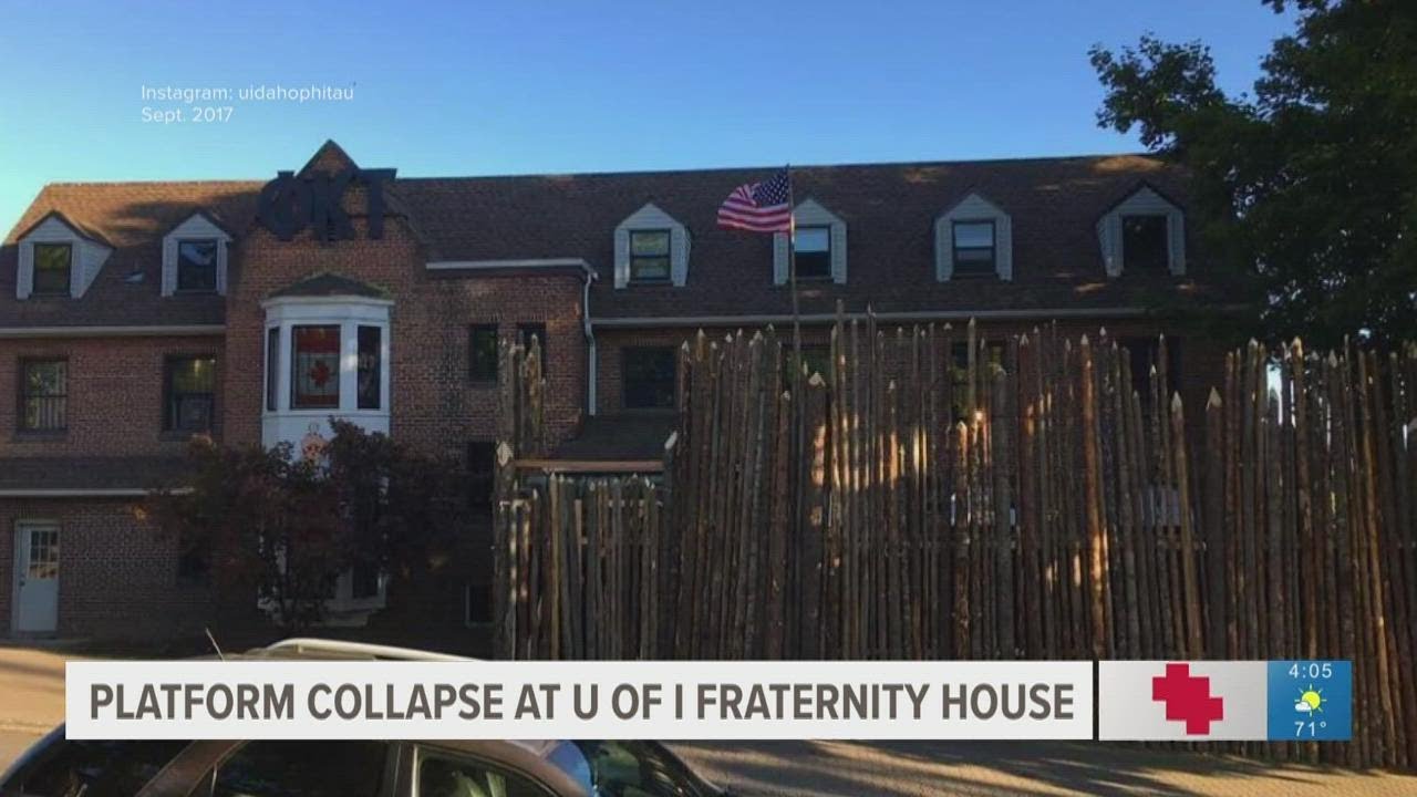 Four students injured after structure collapses at University of Idaho fraternity