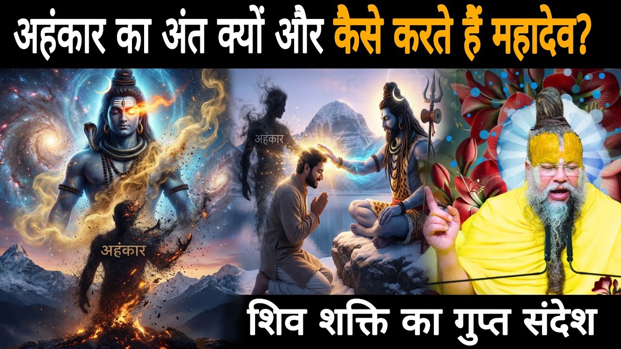 शिव शक्ति का गुप्त संदेश -अहंकार का अंत क्यों करते हैं महादेव?