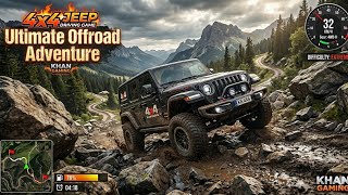 Jeep Driving 4x4 SUV Game 3D 🚙 Ultimate Offroad Adventure | Khan Gaming 