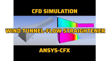 ANSYS CFD SIMULATION: WIND TUNNEL FLOW STRAIGHTENER