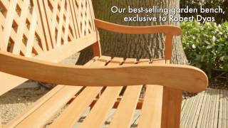 Robert Dyas Fsc 3-Seater Garden Fence Bench