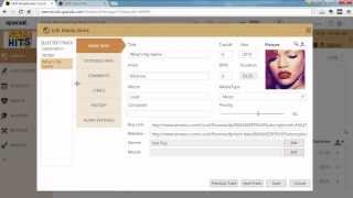 SAM Broadcaster Cloud:  Media Item Editor