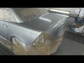 【 カスタムペイント 】How to paint ultra fine flakes rainbow part 1 / ベンツ・SLK230 で ラメ塗装