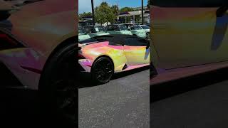 Insane wrap on the Lamborghini huracan #supercars #lamborghini #huracan