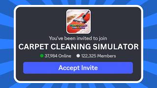 How to Join Carpet Cleaning Simulator Discord Server screenshot 1