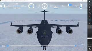 {P3DV5} VIRTAVIA C-17A GLOBALMASTER  Full Flight from NZFX - NZCH Flying  Fun!