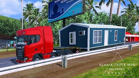 Released Scania Truck Mod In Bus Simulator Indonesia - Bussid Bus Mod - Bussid Truck Mod - Bussid