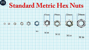 Standard Metric Nuts Sizes