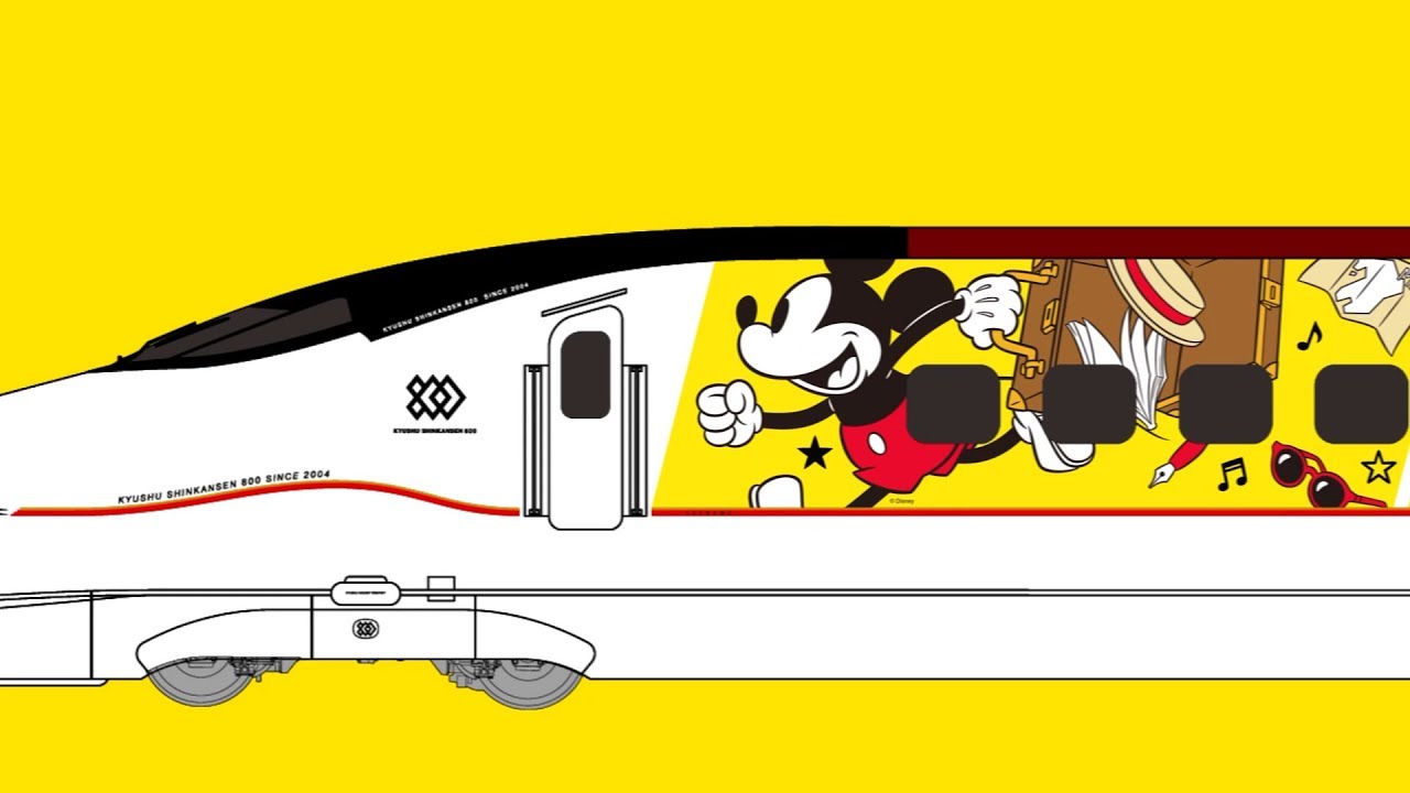 新幹線のデザインも大公開 Jr九州の Go Waku Waku Trip With Mickey プロジェクト ミッキー フレンズ ディズニー公式