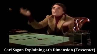 4th Dimension explained & written by Carl Sagan