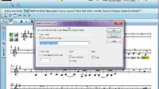 Entering lyrics - Notation Software Tutorial Videos