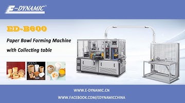 Automatic Paper Bowl/Cup Container Making Machine | Food Container Machinery for Popcorn,Noodles,Kfc