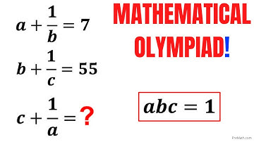 Olympiad Mathematics | Solve for c+(1/a) | Math Olympiad Preparation