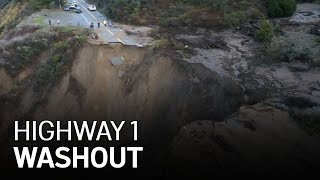 Highway 1 in Big Sur Area Closes After Section of Roadway Crumbles