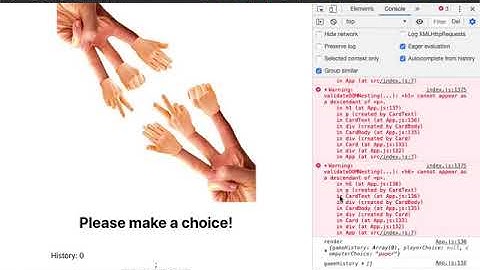 CoderSchool Yosemite 4.2: React Rock, Paper, Scissors game